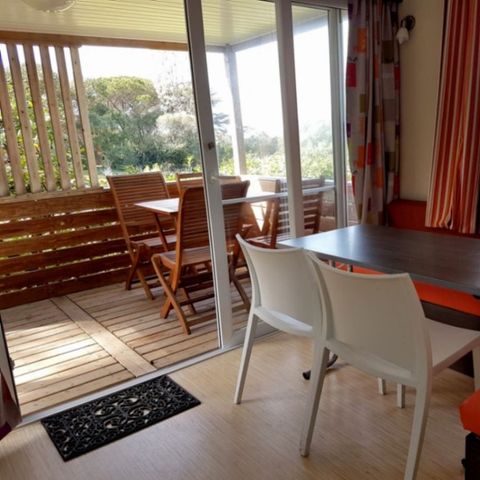 Stacaravan 4 personen - Stacaravan Marina Sérénité 22 m² - 3 kamers - 2 slaapkamers - Airconditioning