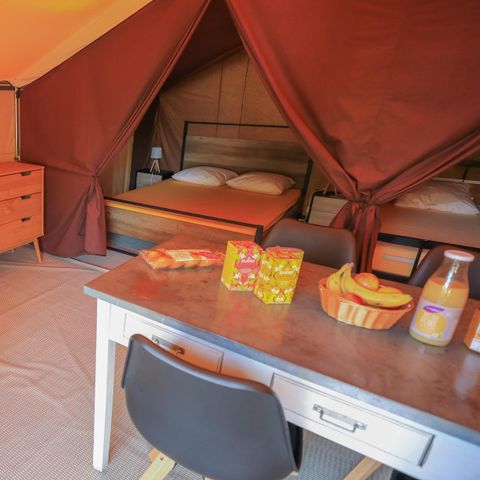 TENDA IN TELA E LEGNO 4 persone - Tenda Lodge - senza servizi igienici
