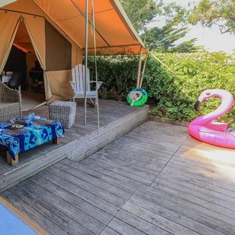 TENDA IN TELA E LEGNO 4 persone - Tenda Lodge - senza servizi igienici