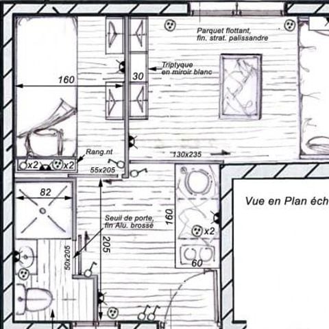 STUDIO 4 persone - Studio cabine Mimosas Sérénité 18 m² - 2 locali - 1 camera da letto - Aria condizionata