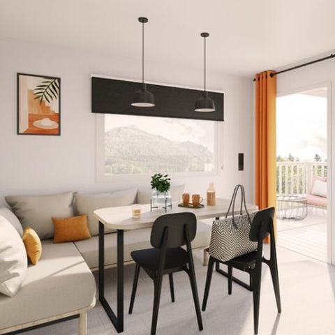 Stacaravan 4 personen - Créole zeezicht 32m² (32m²)