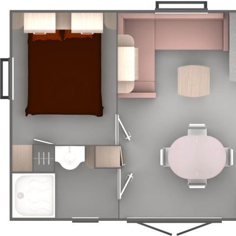 Mobile home 6 persons - 33 m²