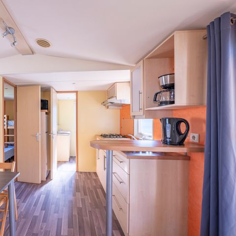 Stacaravan 4 personen - Klassiek 2 slaapkamers met uitzicht op het meer