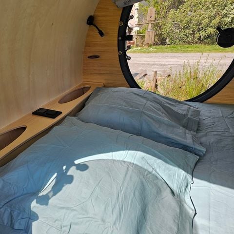 Tenda 2 persone - Vita accogliente. 1 letto matrimoniale in un uovo!