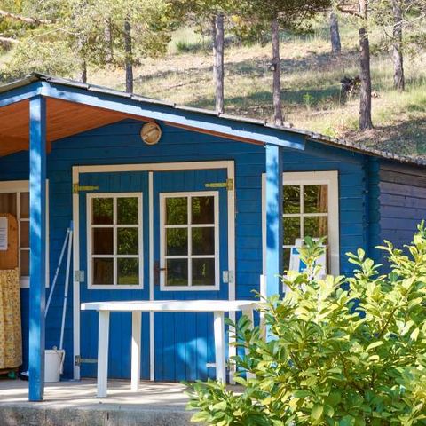Stacaravan 4 personen -  Provence chalet zonder sanitair