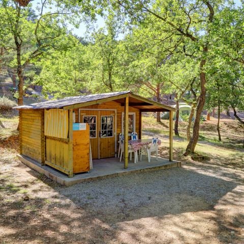 Stacaravan 4 personen -  Provence chalet zonder sanitair