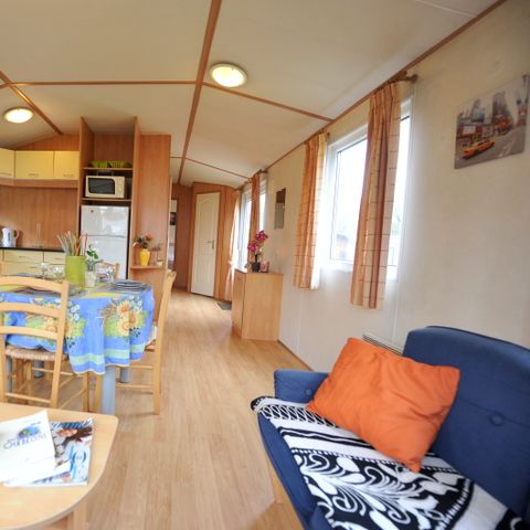 Stacaravan 4 personen - comfort 2 slaapkamers - Tussen 30 en 35 m² -20 jaar