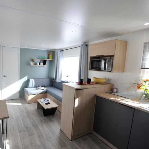 MOBILHOME 4 personnes - Confort Plus 2 chambres - Entre 30 et 35 m²  -5ans