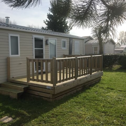 Stacaravan 6 personen - Confort Plus 3 kamers - Tussen 30 en 35 m² -5 jaar
