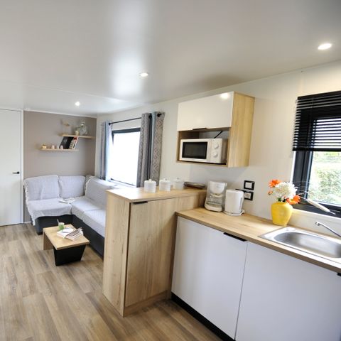 Stacaravan 6 personen - PREMIUM 3 kamers - Tussen 36 en 40 m² -10 jaar