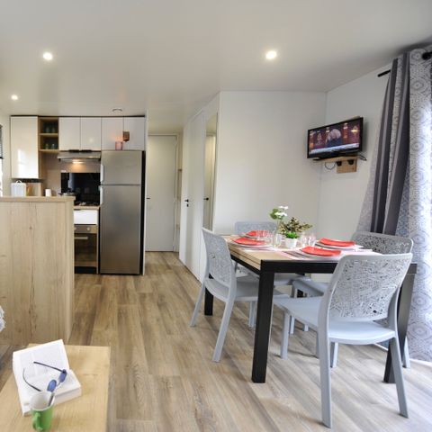 Stacaravan 6 personen - PREMIUM 3 kamers - Tussen 36 en 40 m² -10 jaar