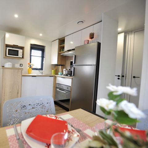 MOBILHOME 6 personas - PREMIUM 3 habitaciones - Entre 36 y 40 m² -10 años