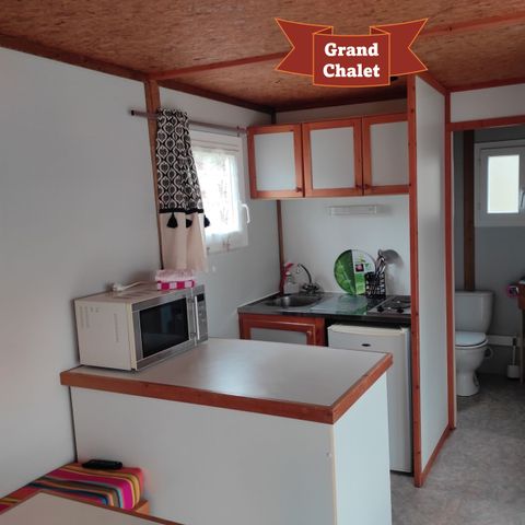 Chalet 6 persons - Wooden family chalet 28m² - 2 bedrooms