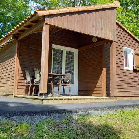Chalet 4 persons - Small wooden family chalet 24m² - 2 bedrooms