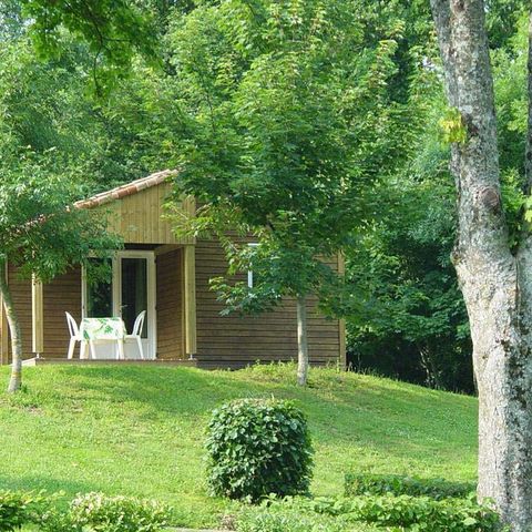 Chalet 4 persons - Small wooden family chalet 24m² - 2 bedrooms