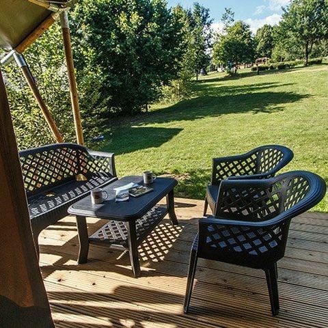 TENDA IN TELA E LEGNO 6 persone - Tenda safari di lusso