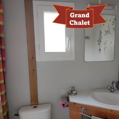 Chalet 6 personas - Familiar de madera 28m² con vistas al lago