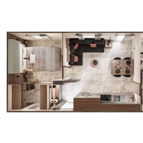Mobilheim 4 personen - IRIS - 2 CH
