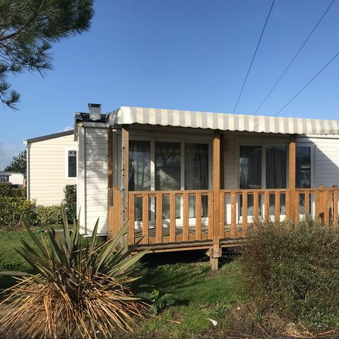 Stacaravan 4 personen - FAMILIE - 30m² - 2 kamers + terras
