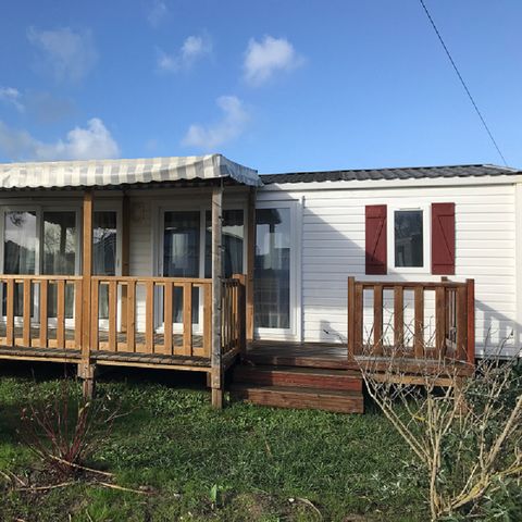 MOBILHOME 4 personas - FAMILIA - 30m² - 2 habitaciones + terraza