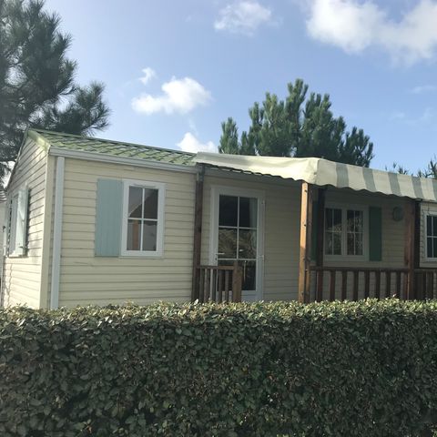 Mobilheim 4 Personen - FAMILY - 30m² - 2 Schlafzimmer + Terrasse