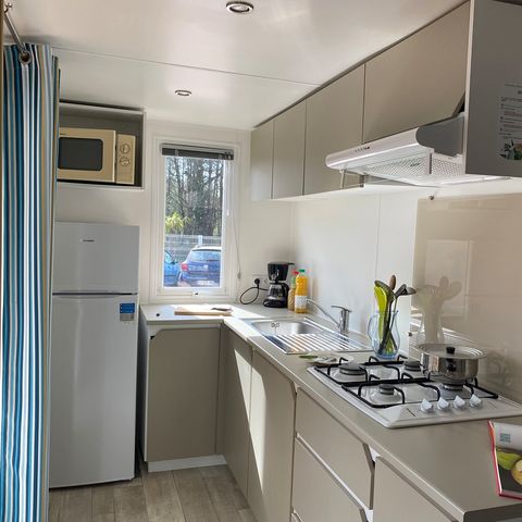 Stacaravan 4 personen - PREMIUM - 32m² - 2 kamers + terras