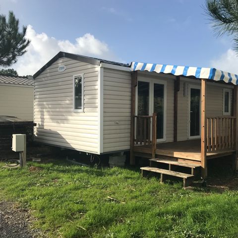 BUNGALOW 4 personnes - PREMIUM - 32m² - 2 chambres + terrasse