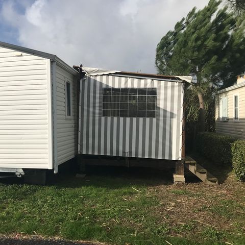Stacaravan 4 personen - CONFORT - 32m² - 3 kamers + terras