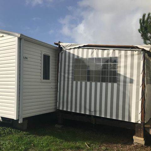 MOBILHOME 4 personas - CONFORT - 32m² - 3 habitaciones + terraza