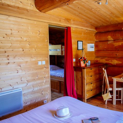 Unterkunft 2 personen - Trapperhütte mit Spa