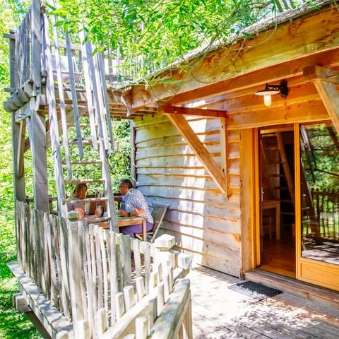 Hébergement 2 personnes - Cabane dans les arbres - Palombière