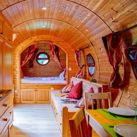 UNIEKE ACCOMMODATIE 2 personen - Wijn Caravan