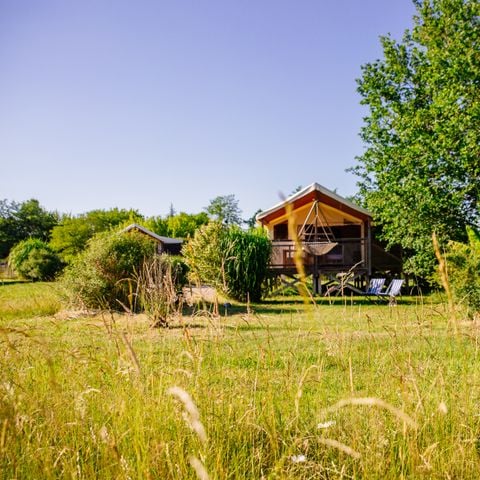 Tente en toile et en bois 2 personnes - Tente Safari