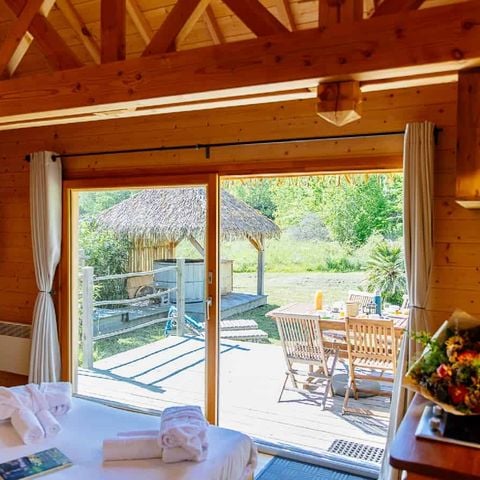 Hébergement 2 personnes - Cabane indonésienne avec spa