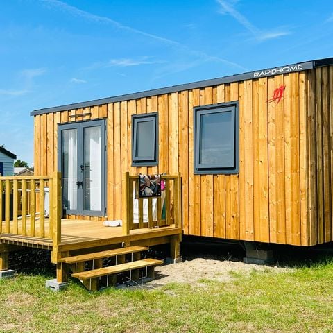 Mobilheim 4 Personen - Hütte Komfort + 2 Zimmer
