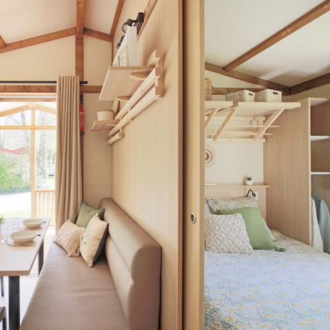 CHALET 5 personnes - Chalet Morea- 25m² - Vue Lac - terrasse couverte 12m²