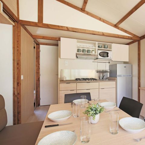 Chalet 5 Personen - Chalet Morea- 25m² - Seeblick - überdachte Terrasse 12m²