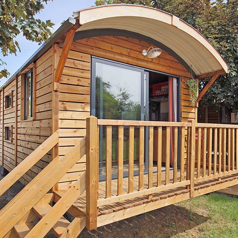 Hébergement 4 personnes - Roulotte - 22m² - hébergement insolite