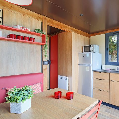 Hébergement 4 personnes - Roulotte - 22m² - hébergement insolite