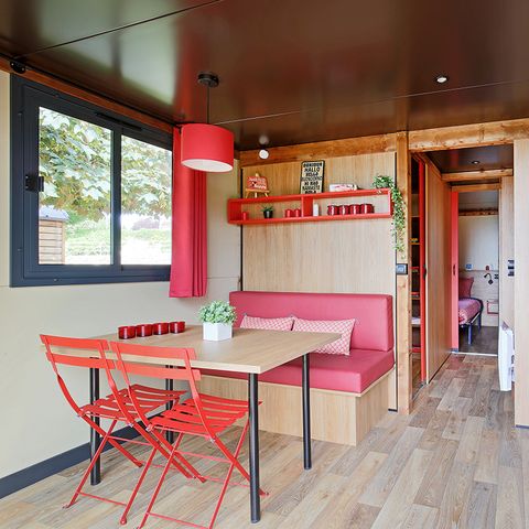 Hébergement 4 personnes - Roulotte - 22m² - hébergement insolite