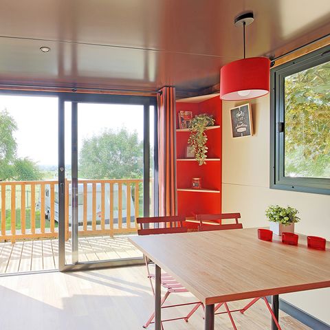 Hébergement 4 personnes - Roulotte - 22m² - hébergement insolite