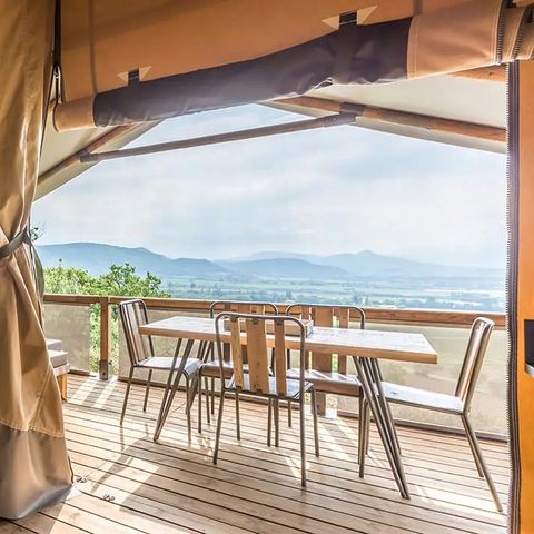 Lodge 5 personen - Lodge Kenia - 34 m² - hout & canvas spirit