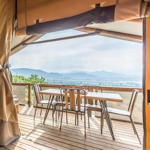 LODGE 5 personen - Lodge Kenia - 34 m² - hout & canvas spirit