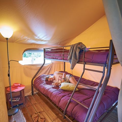 Lodge 5 persons - Lodge Kenya - 34 m² - wood & canvas spirit
