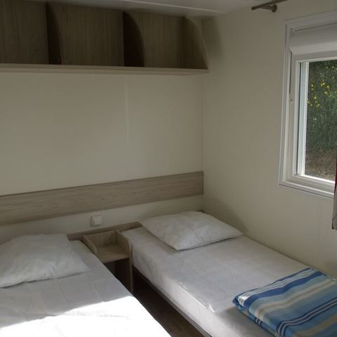 Mobilheim 4 Personen - ÜBERDACHTE TERRASSE