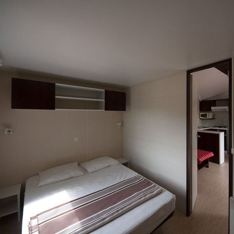 Mobilheim 4 Personen - NICHT ÜBERDACHTE TERRASSE