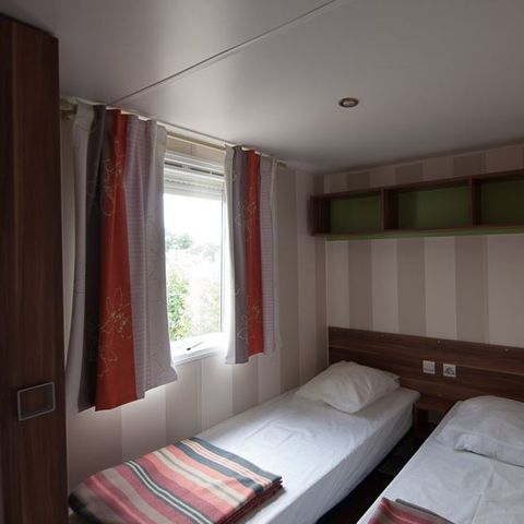 Mobilheim 6 Personen - 2 BÄDER ÜBERDACHTE TERRASSE