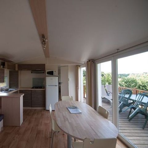 Mobilheim 6 Personen - 2 BÄDER NICHT ÜBERDACHTE TERRASSE