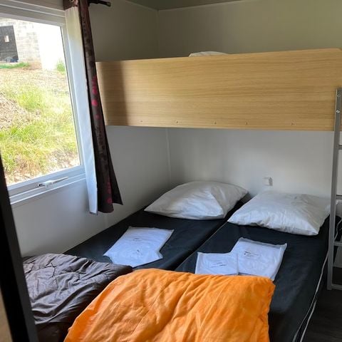 MOBILHOME 5 personnes - Premium - 2 chambres (Maxi 4 adultes + 1 enfant) option clim
