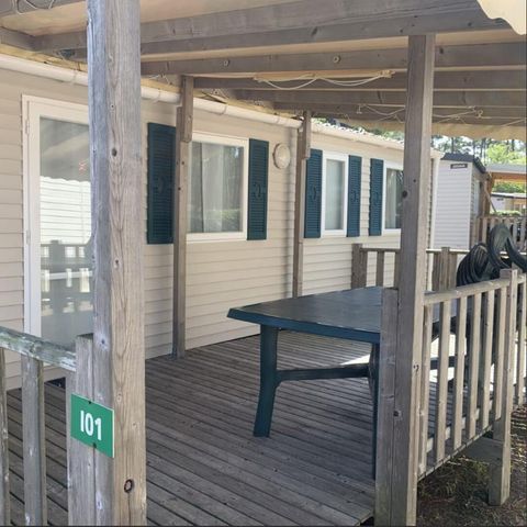 MOBILHOME 7 personas - Premium mobile home - 3 dormitorios (máx. 6 adultos + 1 niño) opción aire acondicionado